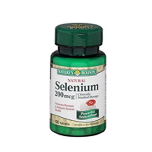 Nature's Bounty, Natural Selenium, 200 Mcg, 24 X 100 Tabs