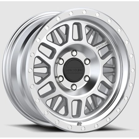 Raceline 951MC-RYNO 17  Cast Aluminum Wheel  RYNO MACHINED CC 17X8.5 6X135 0mm Fits Select: 2019 FORD F150 SUPERCREW  2016-2018 FORD F150