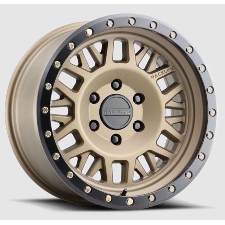 Raceline 951BZ-RYNO 17  Cast Aluminum Wheel  RYNO BRONZE 17X9 8X165.1 -12mm Fits Select: 2003-2005 HUMMER H2  2003-2008 DODGE RAM 3500 ST/SLT