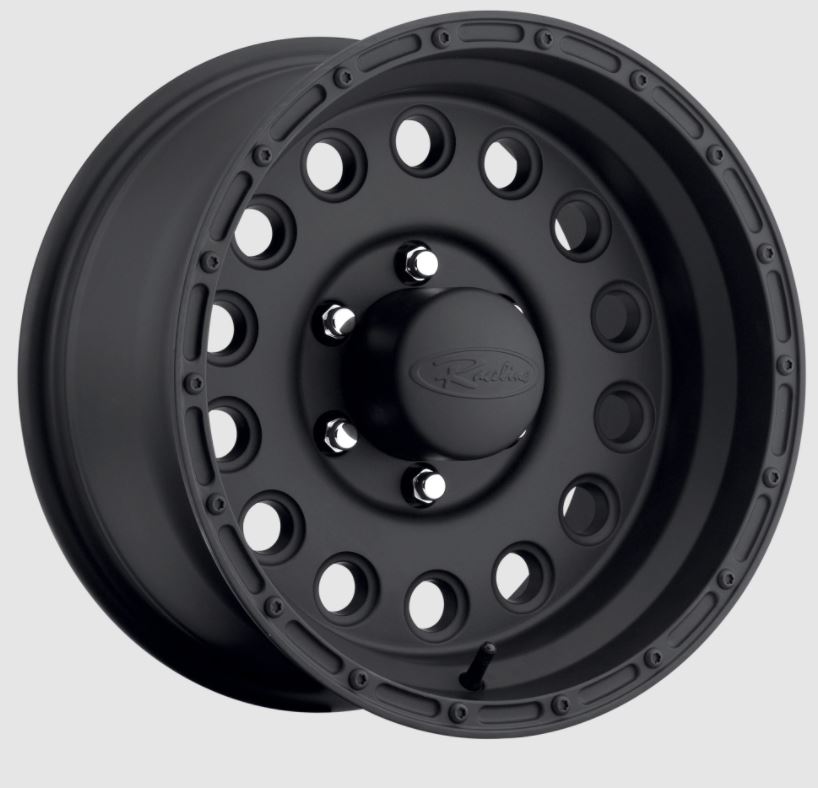 Raceline 887B-ROCKCRUSHER 17  Cast Aluminum Wheel  ROCK CRUSHER BLACK 17X9 5X5 0mm Fits Select: 2015-2018 2021 JEEP WRANGLER UNLIMITED SPORT