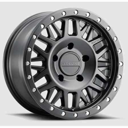 Raceline 951B-RYNO 17  Cast Aluminum Wheel  RYNO SATIN BLACK 17X9 6X139.7 -12mm