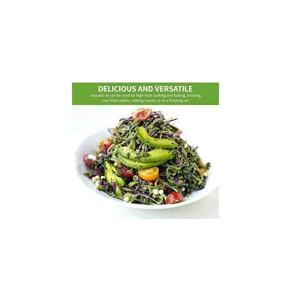 100% Avocado Cooking Oil - 1ltr Bottle (33.8fl) (Single Bottle) by Chosen Foods thumbnail