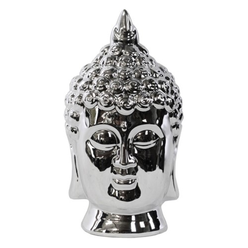 Urban Trends Collection Porcelain Buddha Head Sculpture with Pointed Ushnisha - Finish Gold