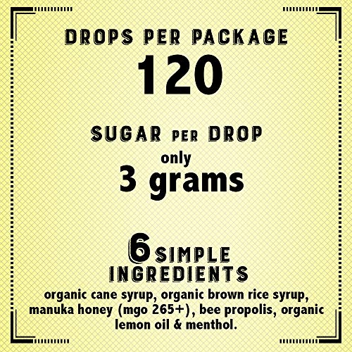 Vocal Eze Manuka Honey Lemon UMF 10+ (MGO 265+) Menthol Cough Drops (120) | Lozenges to Relieve Sore, Hoarse, Fatigue, Dryness of Throat | Voice Suppo thumbnail