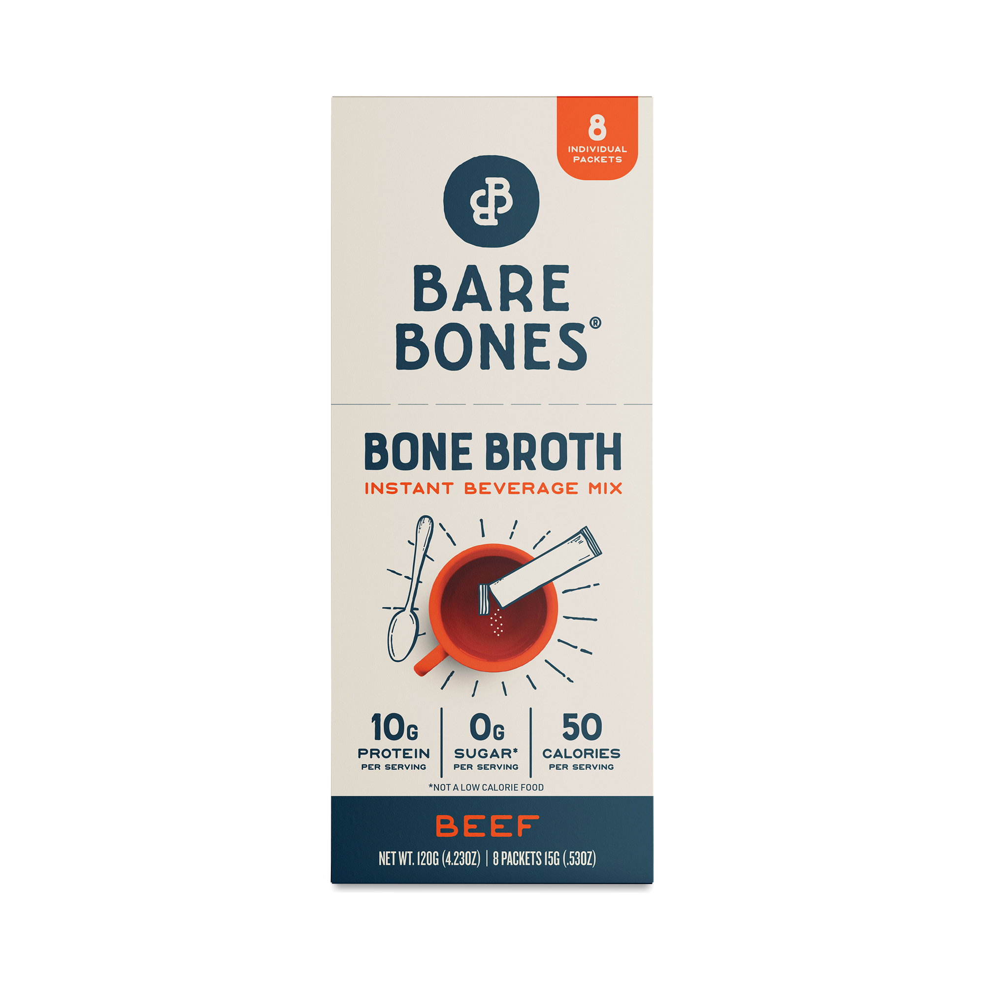 BEEF BONE BROTH INSTANT BEVERAGE MIX, BEEF