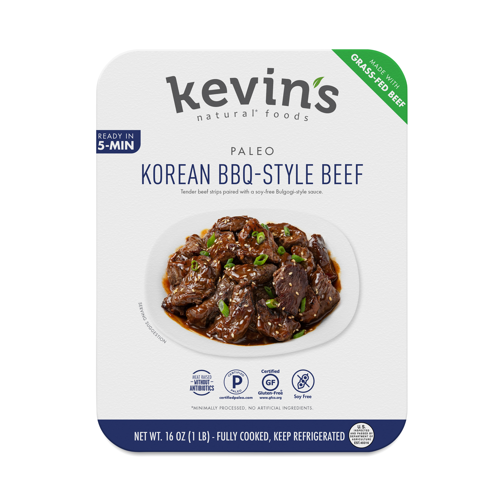 Kevin's Natural Foods Paleo Korean Bbq-Style Beef