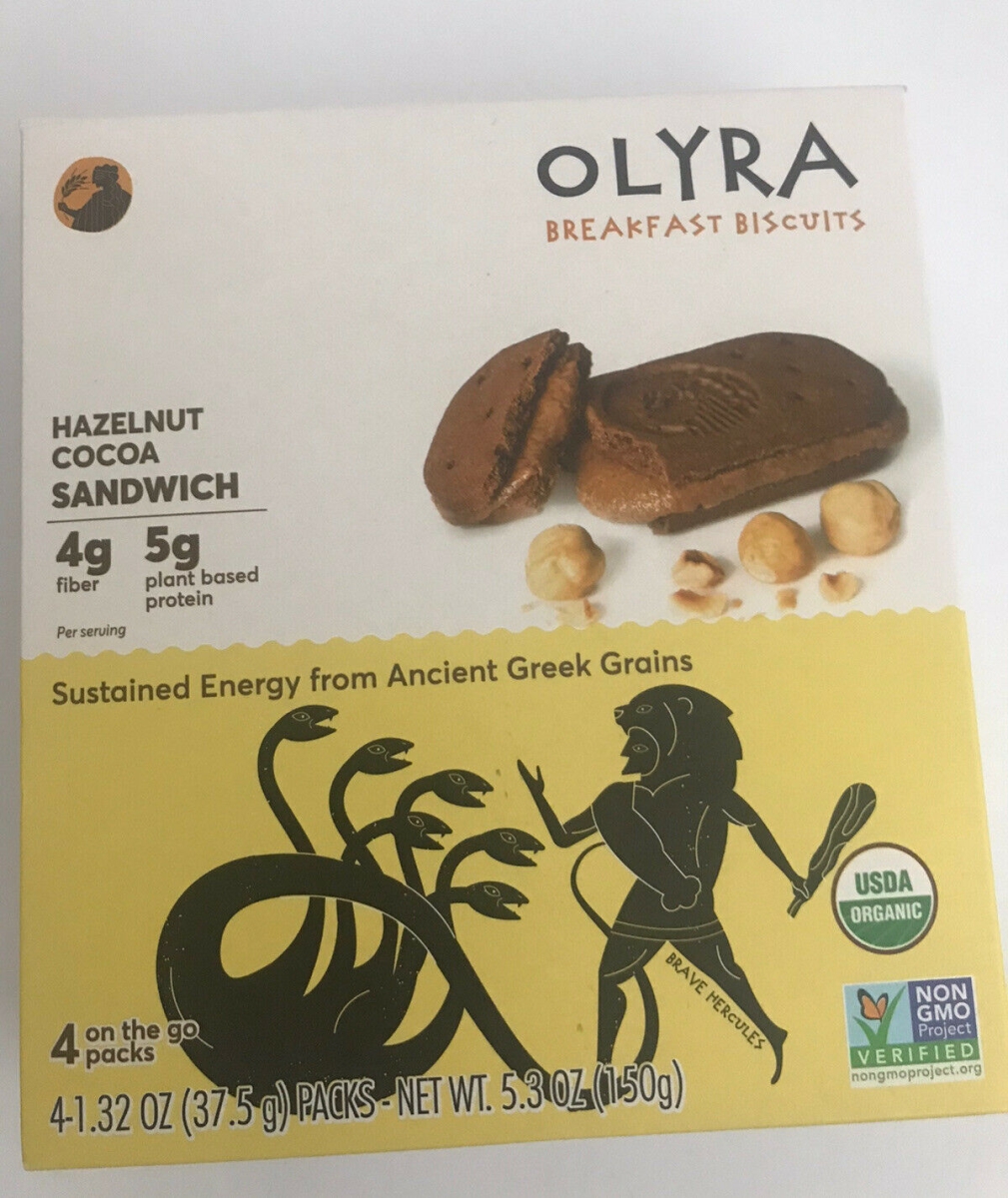 Olyra Breakfast Biscuits Hazelnut Cocoa Sandwich