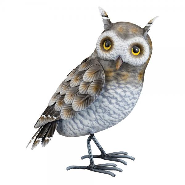 Regal Art and Gift Small Grey Horned Owl