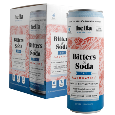 2498327 12 Fl Oz Dry Aromatic Bitters & Soda- 6