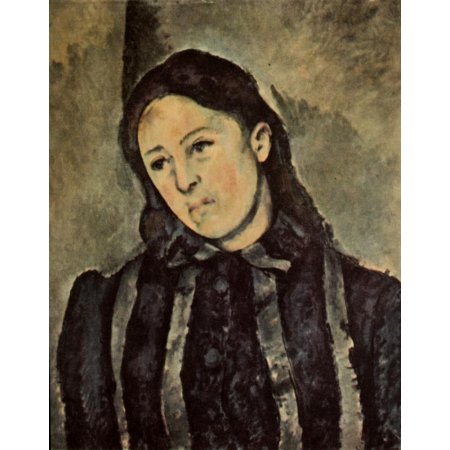 Madame Czanne Czanne 1953 Canvas Art - Paul Czanne (18 X 24)