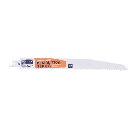 Century Drill & Tool 07786 9  Demolition Series Bi-Metal Reciprocating Saw Blade  6T  25 Pack