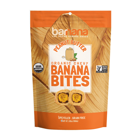 Peanut Butter Banana Bites Single Serve 40g, PK36