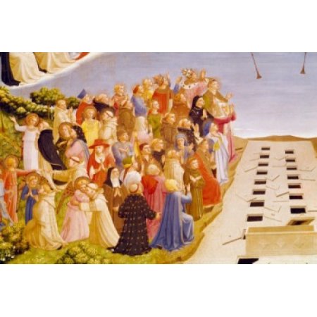 The Last Judgement (Detail) Fra Angelico (ca1395-1455 Italian) Fresco Museo Di San Marco Florence Italy Canvas Art - Fra Angelico (18 X 24)