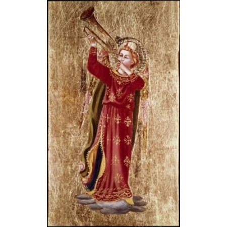 Angel with Trumpet Fra Angelico (1387-1455 Italian) Canvas Art - Fra Angelico (24 X 36)