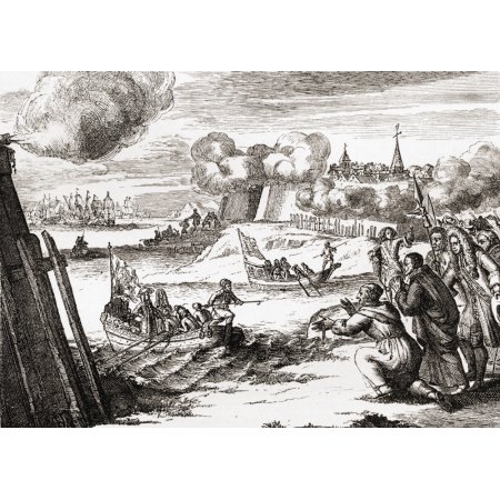 James Ii Landing at Kinsale Ireland in 1679 James Ii of England 1633 to 1701 King of England and Ireland and as James Vii of Scotland from the Book Sh