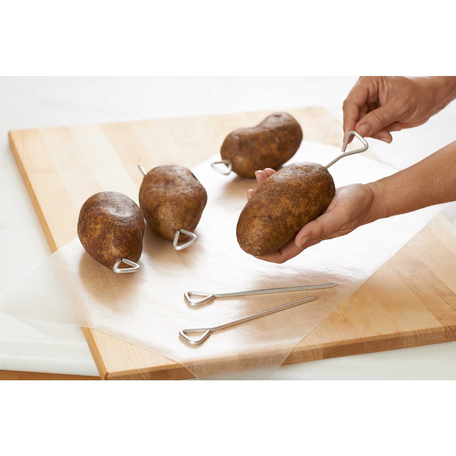 Fox Run Silver Aluminum Potato Bake Rods thumbnail