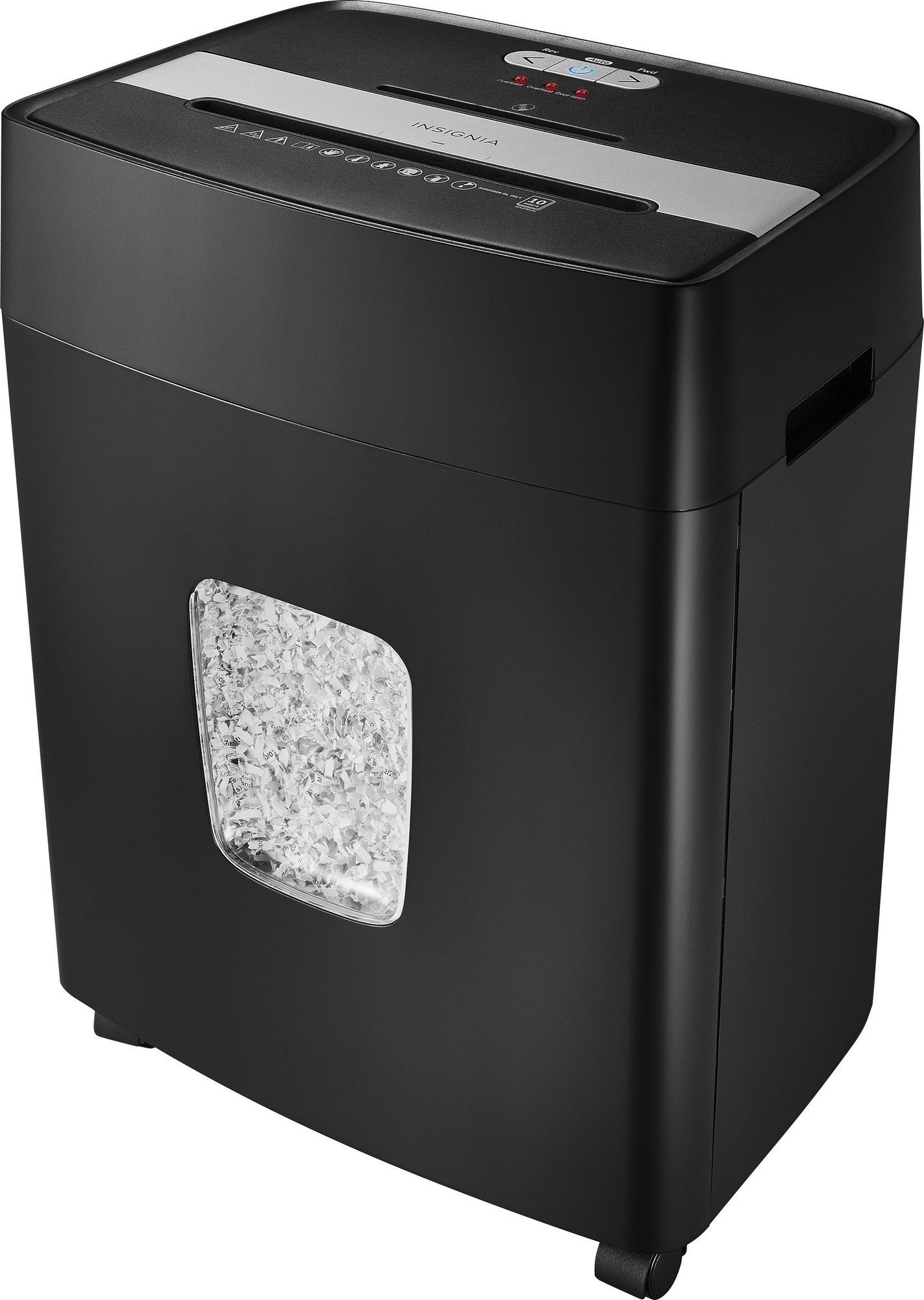 Insignia  - 10-Sheet Microcut Shredder - Black