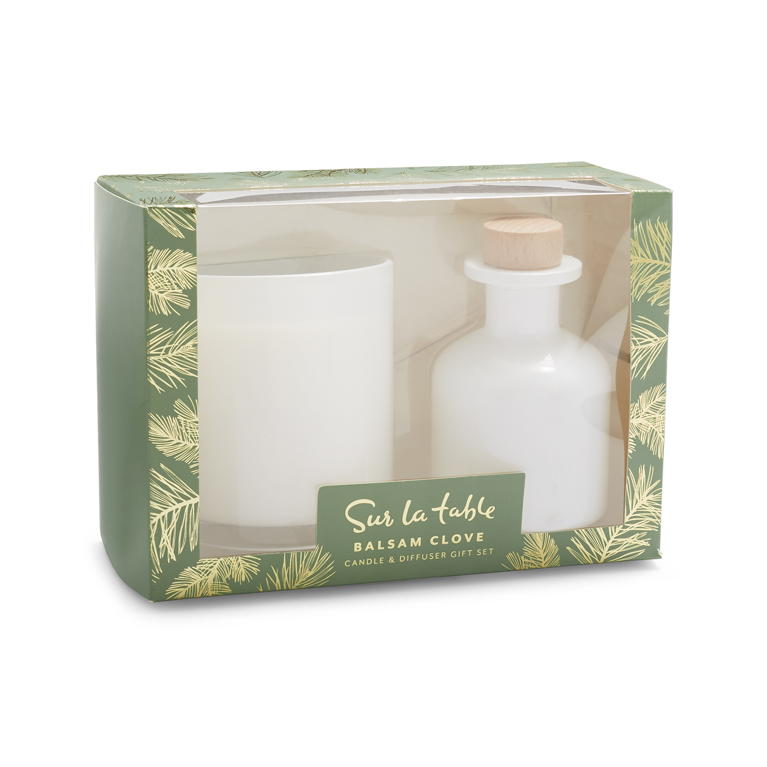 Sur La Table Balsam Clove Candle & Diffuser Gift Set