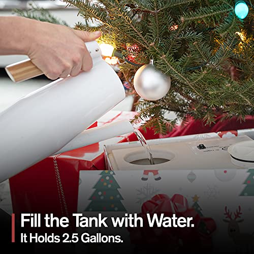 HoHoHoH2o Automatic Christmas Tree Watering System Device, Santa’s Tree Helper Keeps Your Christmas Tree Healthy and Fresh, Refillable 2.5 Gallons C