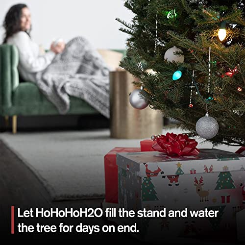 HoHoHoH2o Automatic Christmas Tree Watering System Device, Santa’s Tree Helper Keeps Your Christmas Tree Healthy and Fresh, Refillable 2.5 Gallons C