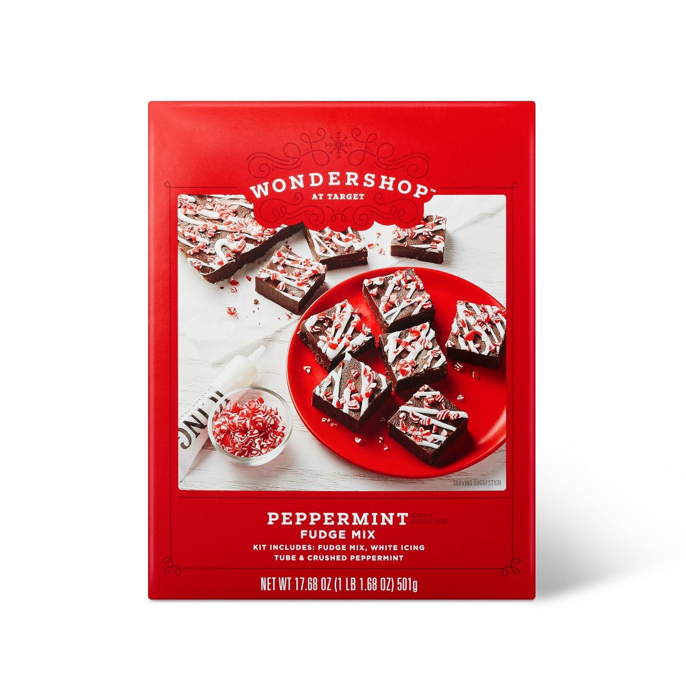 Chocolate Peppermint Fudge Mix - 17.68oz - Wondershop