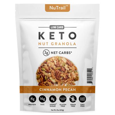 Low Carb Keto Nut Granola Cinnamon Pecan