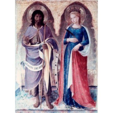 Saints Fra Angelico (ca1395-1455 Italian) Fresco Canvas Art - Fra Angelico (24 X 36)