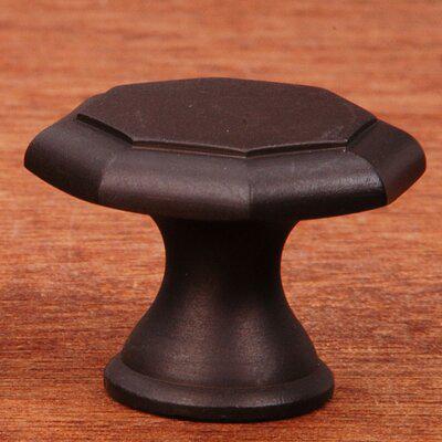 Rk International CK Series Geometric Knob Metal in Brown, Size 1.25 H X 1.25 W in | Wayfair CK 3252 RB