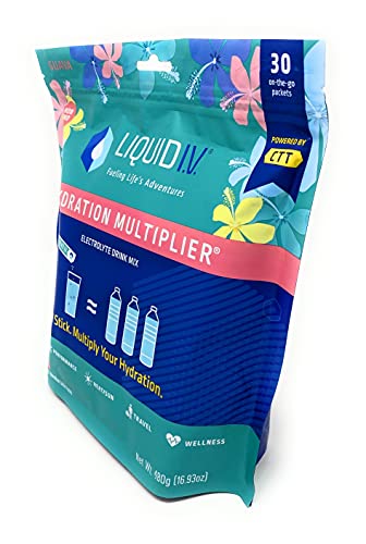 Liquid I V Liquid I.V. Hydration Multiplier, Electrolyte Powder, Easy Open Packets, Supplement Drink Mix (Guava 30 Count) thumbnail