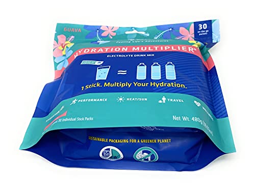 Liquid I V Liquid I.V. Hydration Multiplier, Electrolyte Powder, Easy Open Packets, Supplement Drink Mix (Guava 30 Count) thumbnail