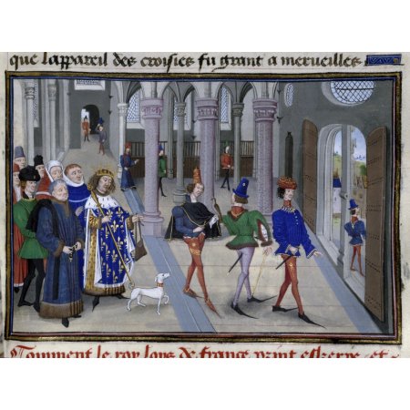 3070 Jean Fouquet (1420-1481) French School Canvas Art - (24 X 18)