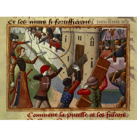 1455 Martial De Paris Known as Martial DAuvergne (Circa 1484) Canvas Art - (24 X 18)
