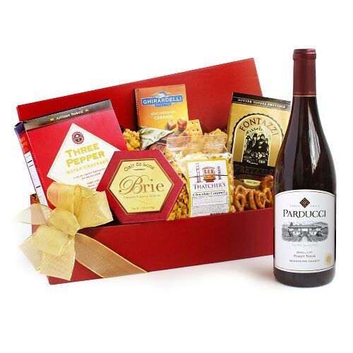 Tempting Treats Parducci Pinot Noir Gift Set from Omaha Steaks