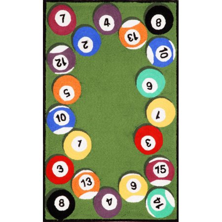 Liora Manne Frontporch 1455/06 Billiard Green Area Rug 42 Inches X 66 Inches