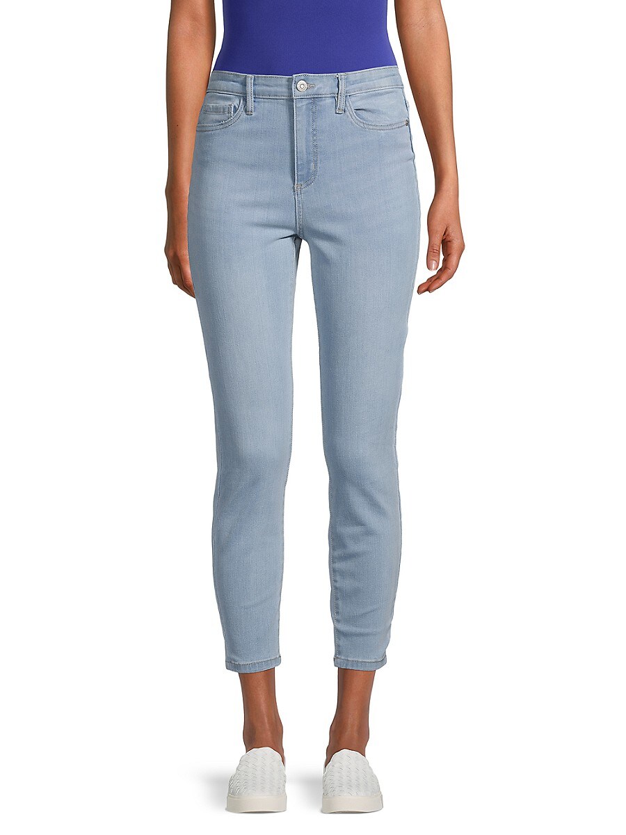 BUFFALO David Bitton Women's Ivy Mid-Rise Ankle Skinny Jeans - Reckless Blue - Size 29 (6-8)