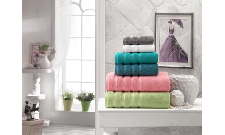 Concierge Collection Barnum 8-piece 100% Turkish Cotton Towel Set - Green