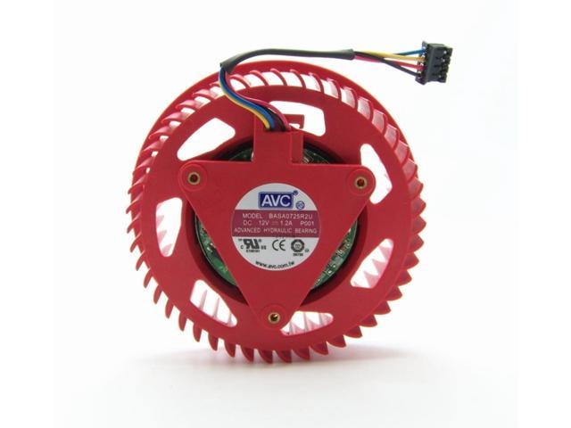 GPU VGA Cooler Fan Turbo Blower for Sapphire HD5770 4890 HD 4870 Video Graphics Card Grafikkarte Cooling as Replacement