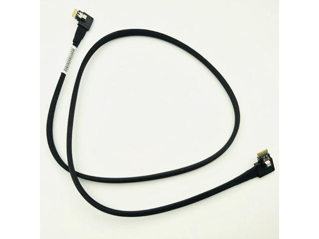 SAS Cable 24Gb SAS4.0 Slim Backplane Cable SAS38p to SAS38p SFF-8654 to SFF-8654 for Server RAID Hard Disk Transmission Cable 1M