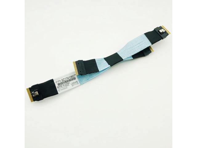 SAS Cable Slimline SAS4.0 SFF-8654 to SFF-8654 74pin to 74pin NVME SSD Cable Straight to Straight Data Cable 24Gb SlimSAS Cables