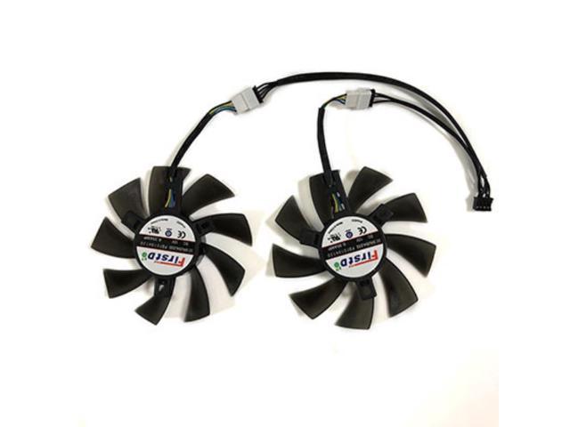 2pcs/Set FD7010H12D 90mm(85MM)HD7950 7970 GPU VGA Cooler Fan for HIS 7950 HD7970 IceQ R9 285 Graphics Card