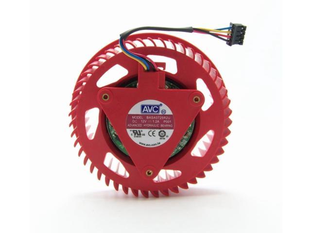 Pc Computer VGA Cooler Fan Radiator Radiador for Sapphire HD5770 4890 HD 4870 Video Graphics Card Grafikkarte Cooling