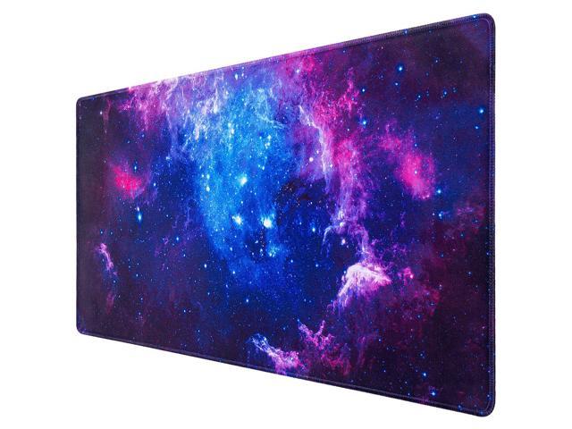 Gaming Mouse Pad, Extended Mouse Pad, 31.5X15.7Inch Xxl Large Big Computer Keyboard Mouse Mat Desk Pad with Non-Slip Base and Stitched Edge for.