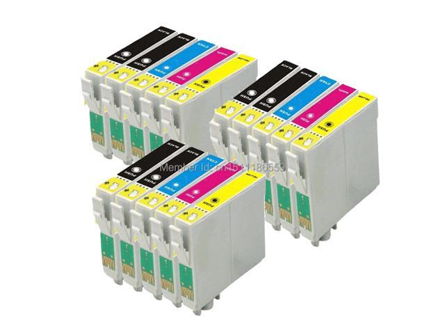15 Ink Cartridges for Stylus SX-525WD SX-535WD WorkForce 7015 7515 7525 Inkjet Printer