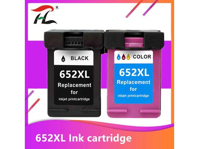 Yi Le Cai Refilled 652XL Ink Cartridge for Hp 652 Xl Hp652 Cartridge for HP Deskjet 1115 2135 3835 2675 2676 4675 5075 Printer