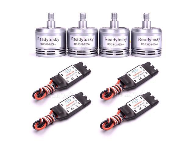 Motor Sin Escobillas CCW CW 2-4S + 4 Uds. 30A Simange Esc Para F450 S500 Quadcopter Multicóptero, 4 Uds, 2312 920KV