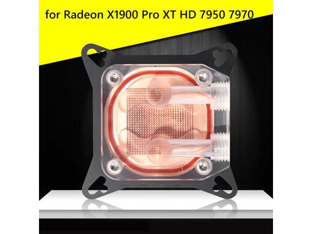 Tarjeta Gráfica Enfriadora De Líquido, Bloque De Agua Para Odeon X1900 Pro XT HD 7950 7970 Geforce 9600GT 8600GTS 7800GTX 7800GT 6800GT 6600GT 600gt