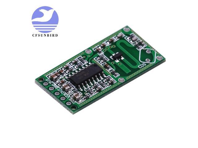 CFsunbird-Módulo De Sensor De RCWL-0516, Sensor De Radar De Microondas, Detección De Movimiento Humano, Interruptor, Módulo Inteligente