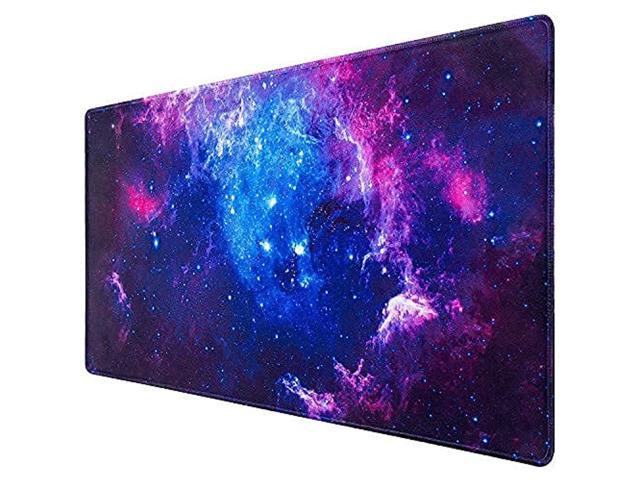 Gaming Mouse Pad, Extended Mouse Pad, Xxl Large Big Computer Keyboard Mouse Mat Desk Pad with Non-Slip Base and Stitched Edge for Home Office.
