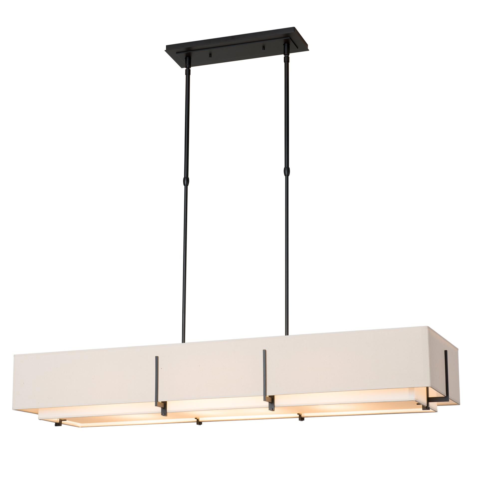 Hubbardton Forge Exos 46 Inch 4 Light Linear Suspension Light Exos - 139640-1455 - Transitional