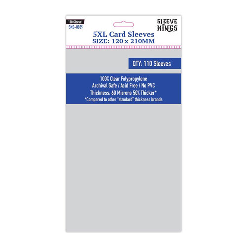 Sleeve Kings 5XL Card Sleeves 120x210mm 110pcs (8835)